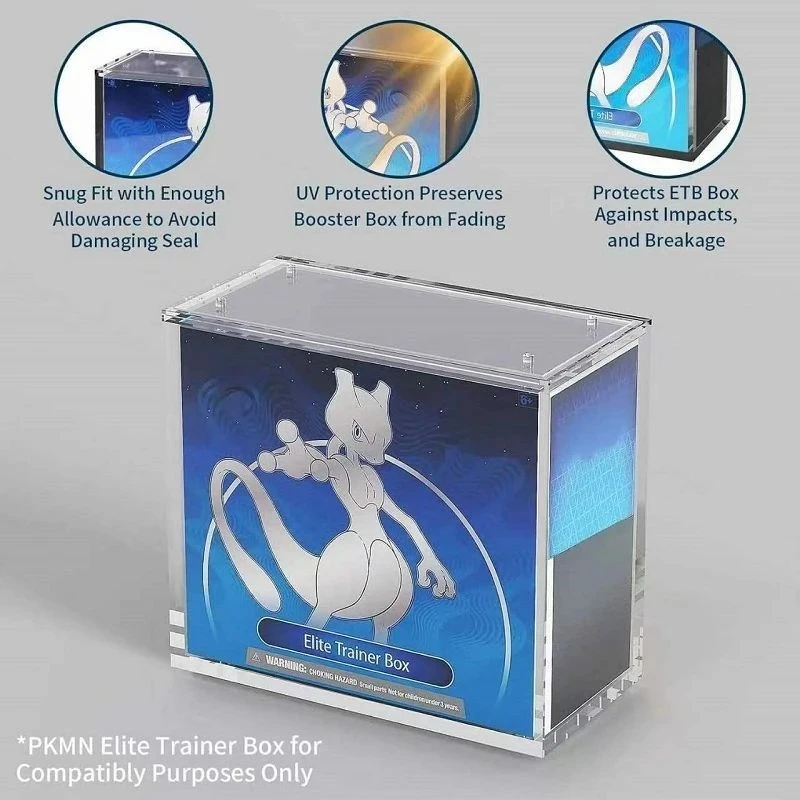 Laumffon Elite Trainer Box Acrylic Display Case best